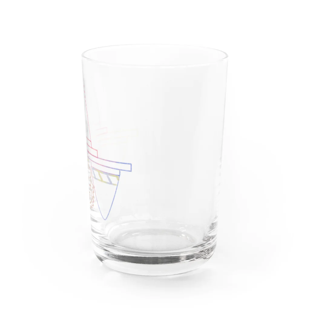 寂しがり屋の王様ハリネズミ Water Glass :right