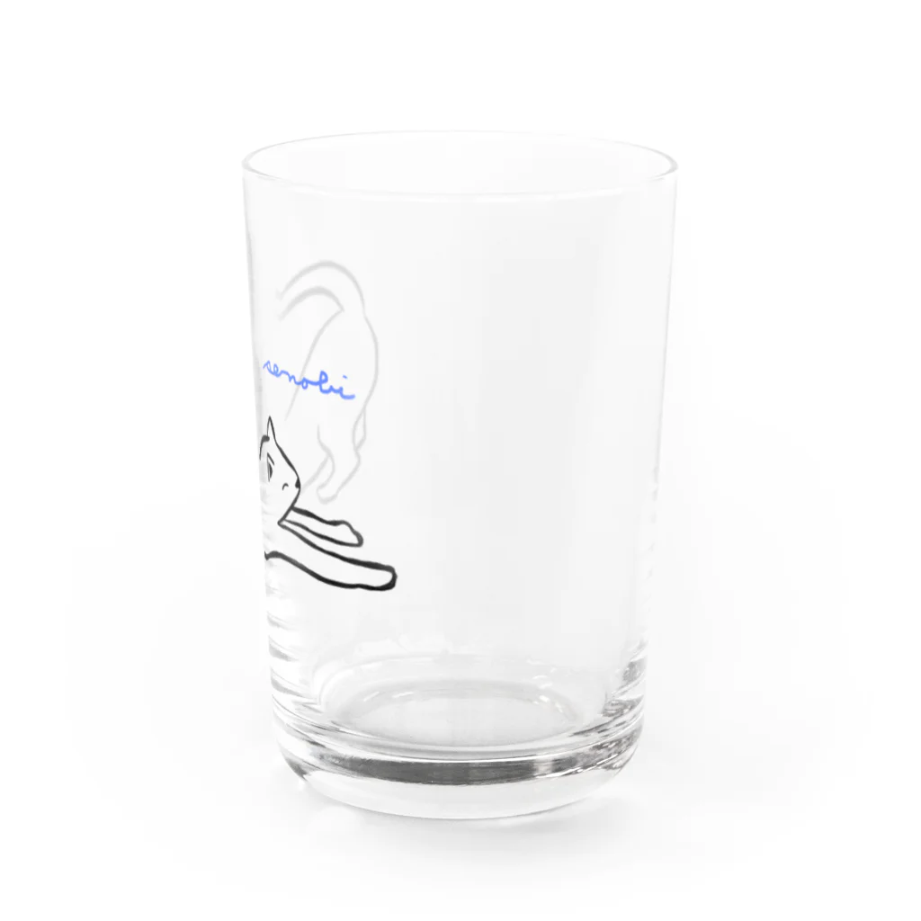 namynのせのびねこ Water Glass :right