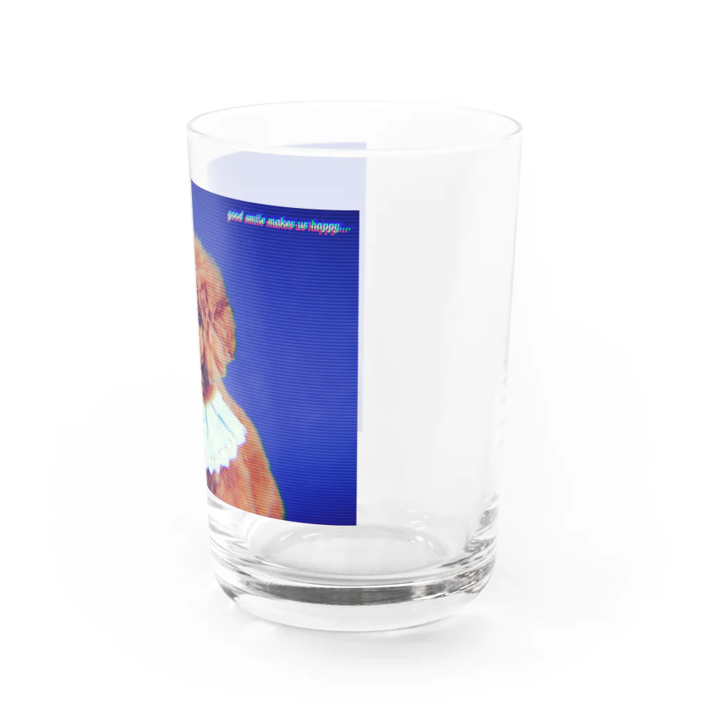 temple islandの70s USA ver Good smile dog Water Glass :right