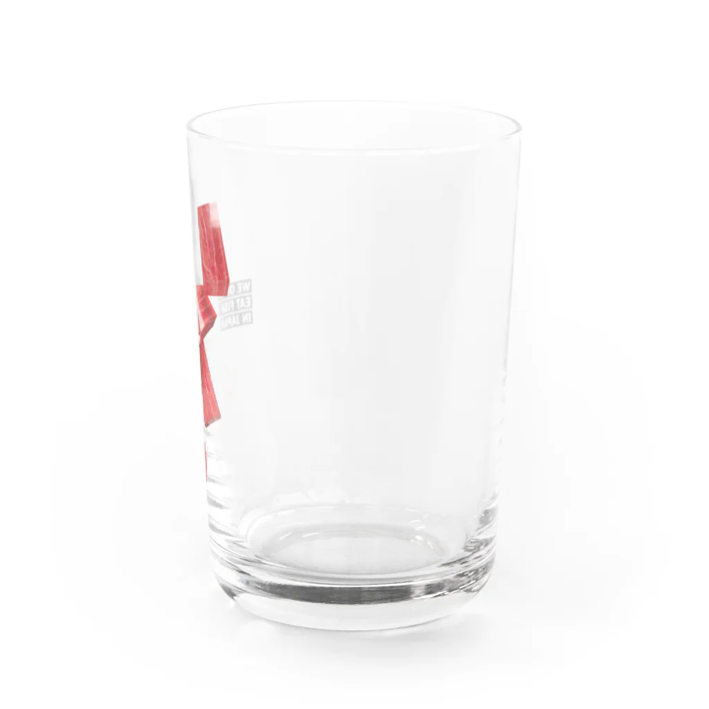 LONESOME TYPE ススの日本ではしばしば魚を生で食べる（まぐろ） Water Glass :right