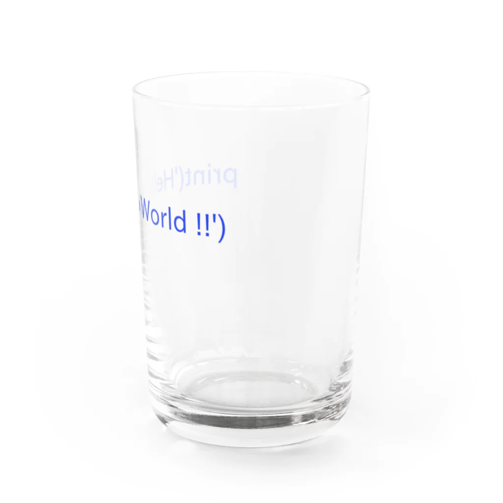 Digital Mike's SHOPのHello World !!（青色）文房具 Water Glass :right