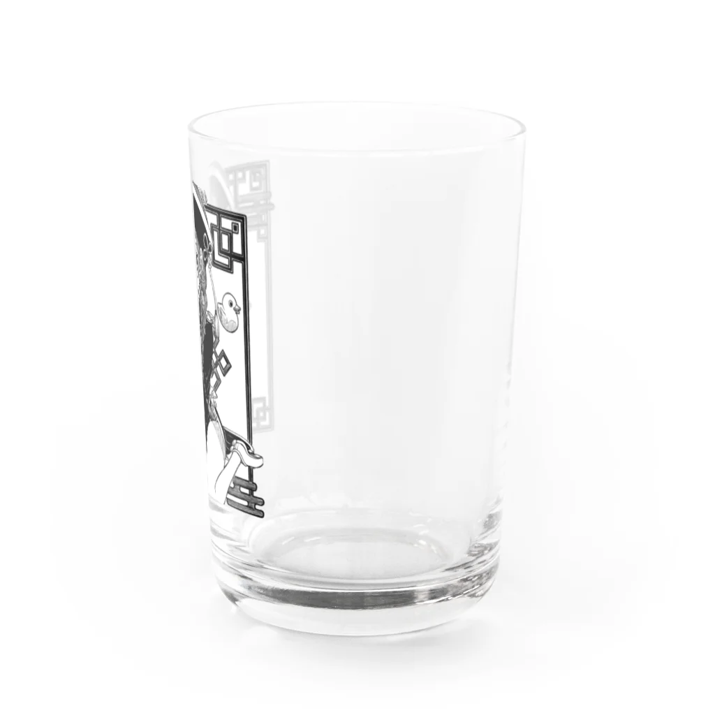 弐０Heartsのモノクロ＊キョンシーコミック風 Water Glass :right