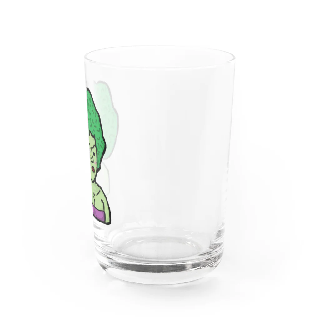 ちゃちゃまるーむのオバッコリ Water Glass :right