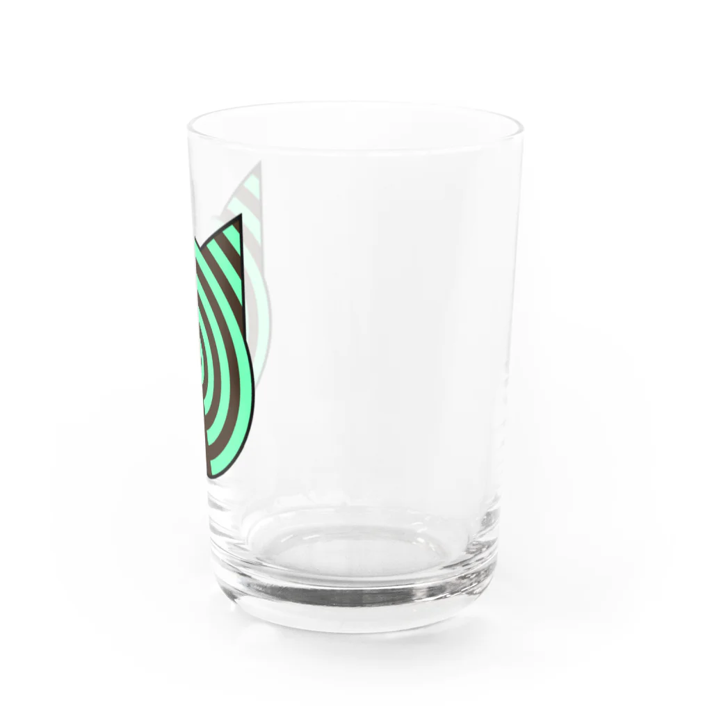 ベンジャミン8のチョコミントの電波 Water Glass :right