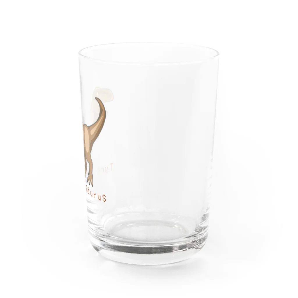 濃口ショウユのティラノサウルス🦖 Water Glass :right