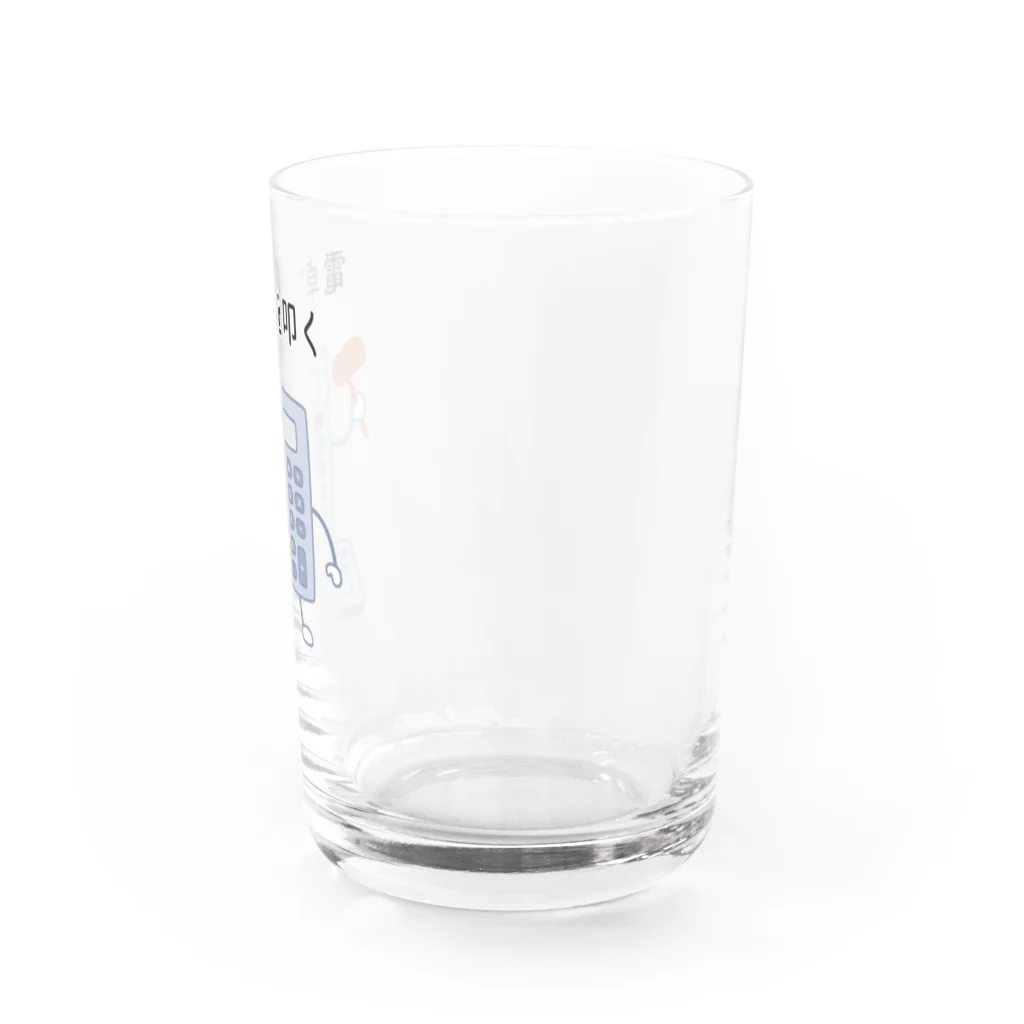 ハナのお店の電卓を叩く電卓 Water Glass :right