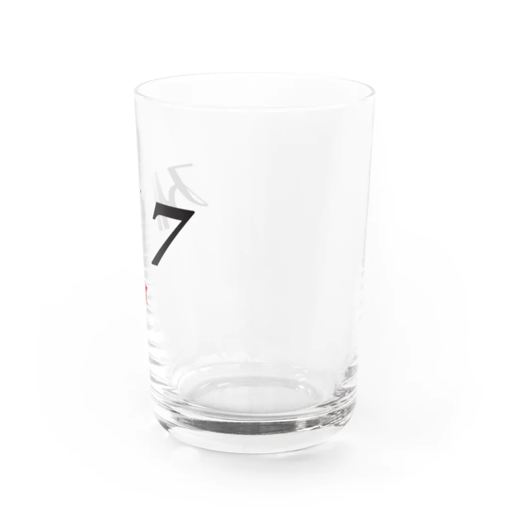 もじぐみの第七赤星 Water Glass :right