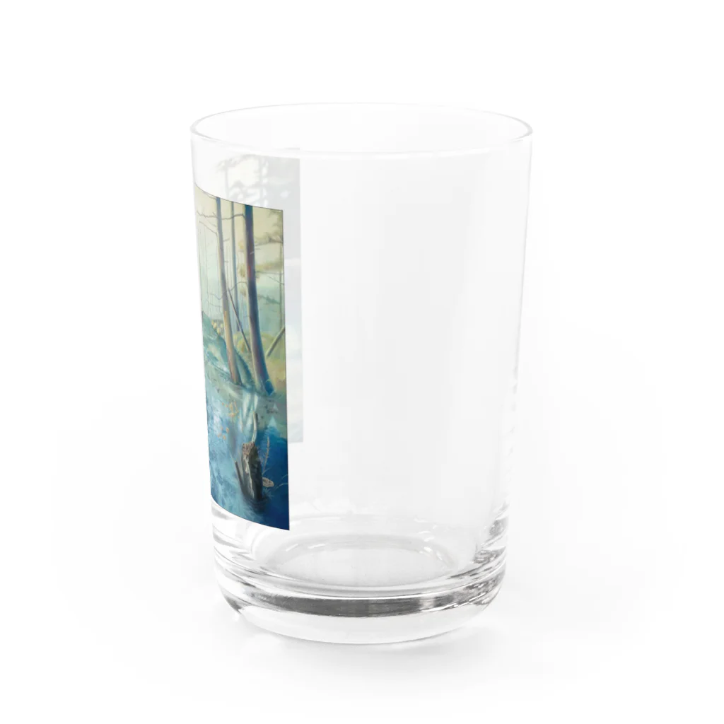 Shira_tama_7の高校生の頃の油絵2。 Water Glass :right