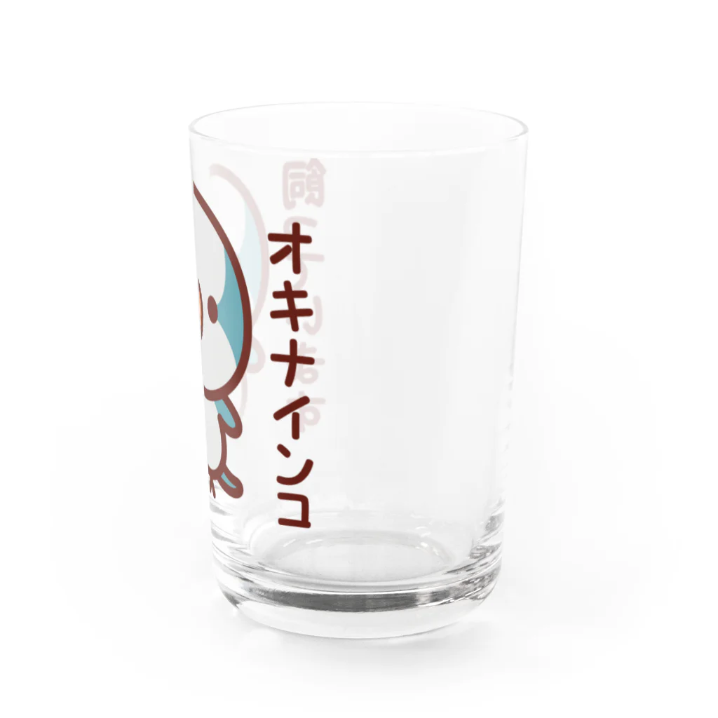 いんこ屋堂のオキナインコ飼っています（ブルー） Water Glass :right