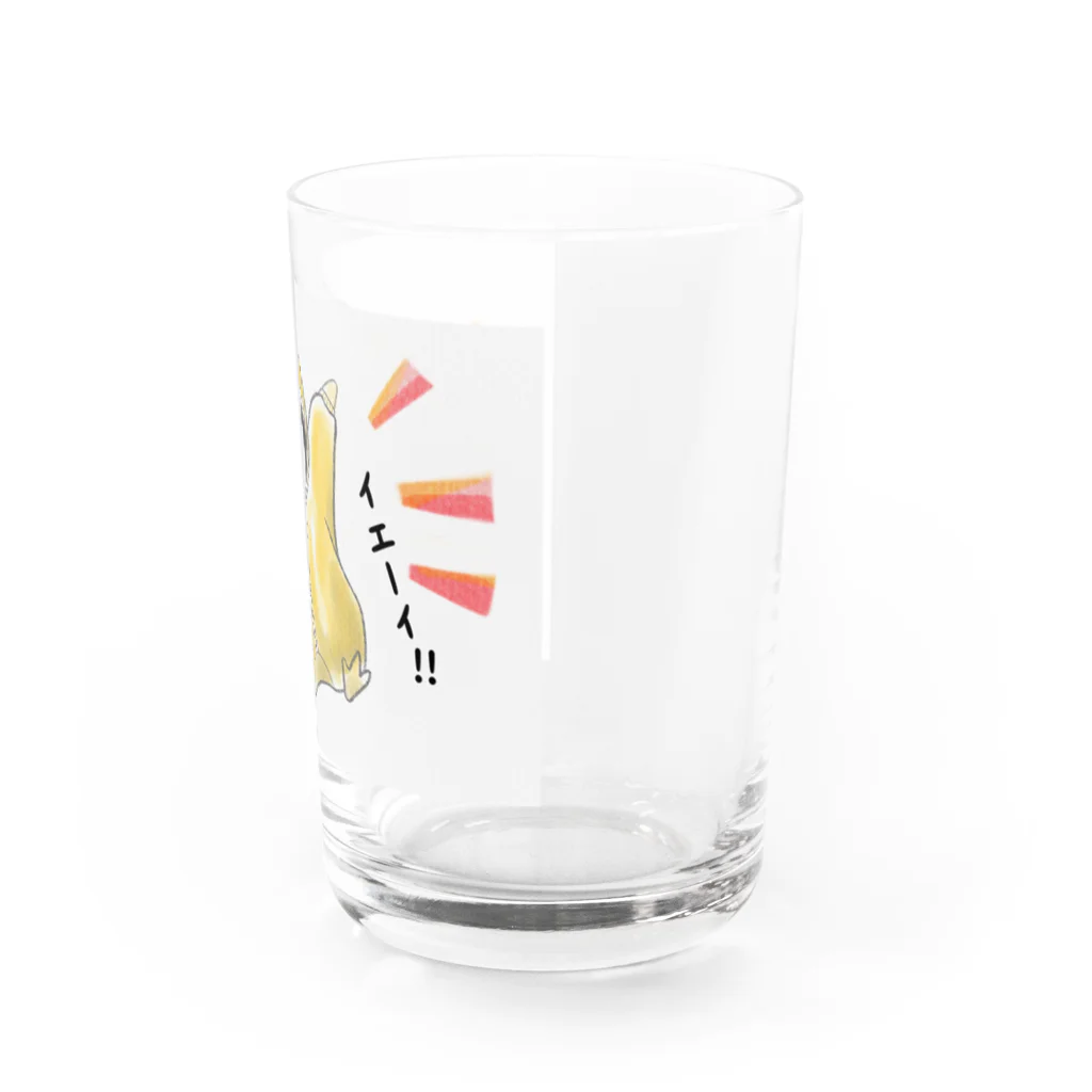 ぽとすたんぷの#ネコになりたいペンギン Water Glass :right