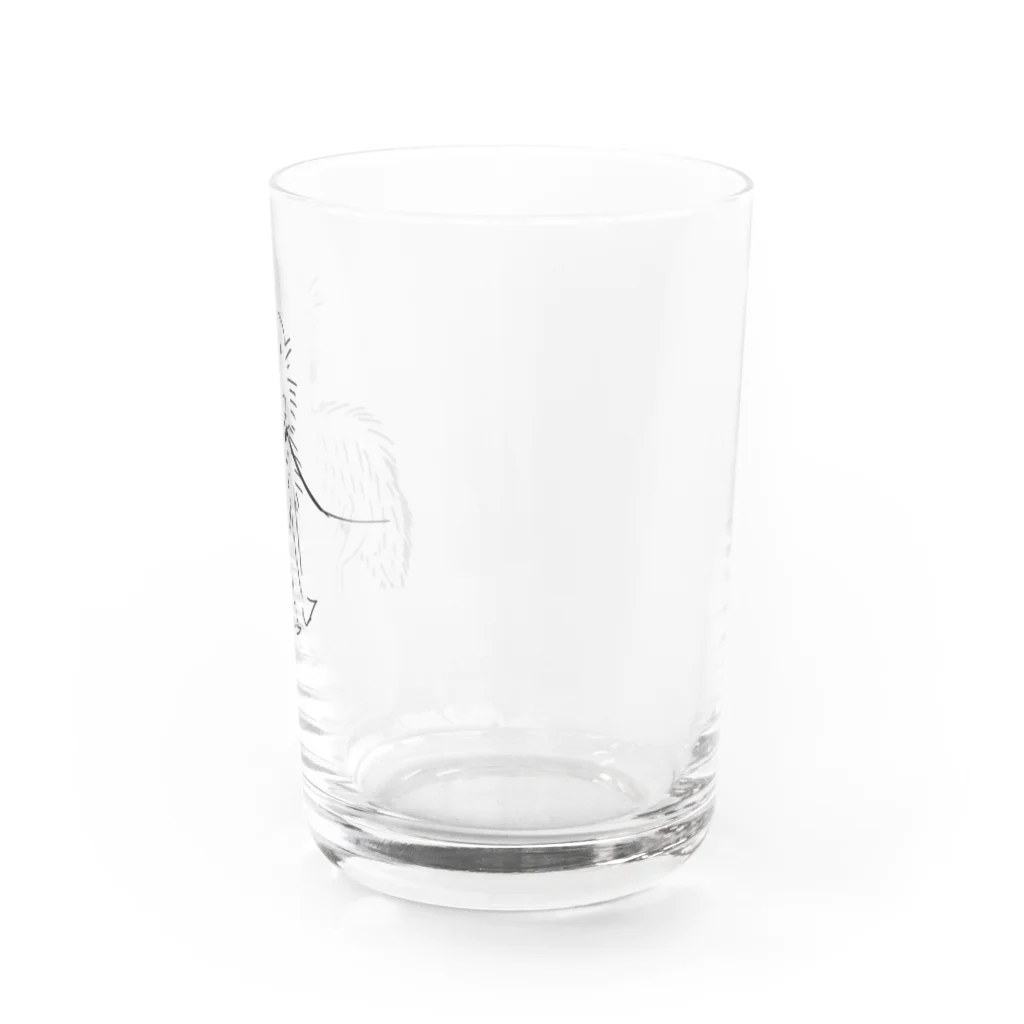 3iPad 1HUAWEIのボルゾイ（★背景なし） Water Glass :right