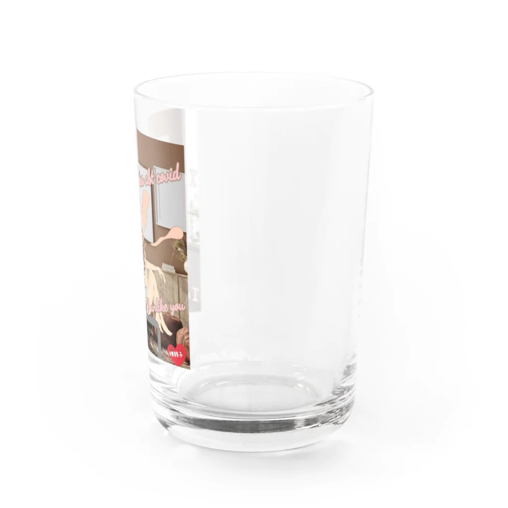 弱子の部屋のコロナどうでもいい Water Glass :right