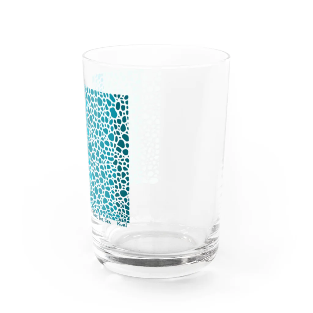 栗坊屋のSave The Sea Water Glass :right