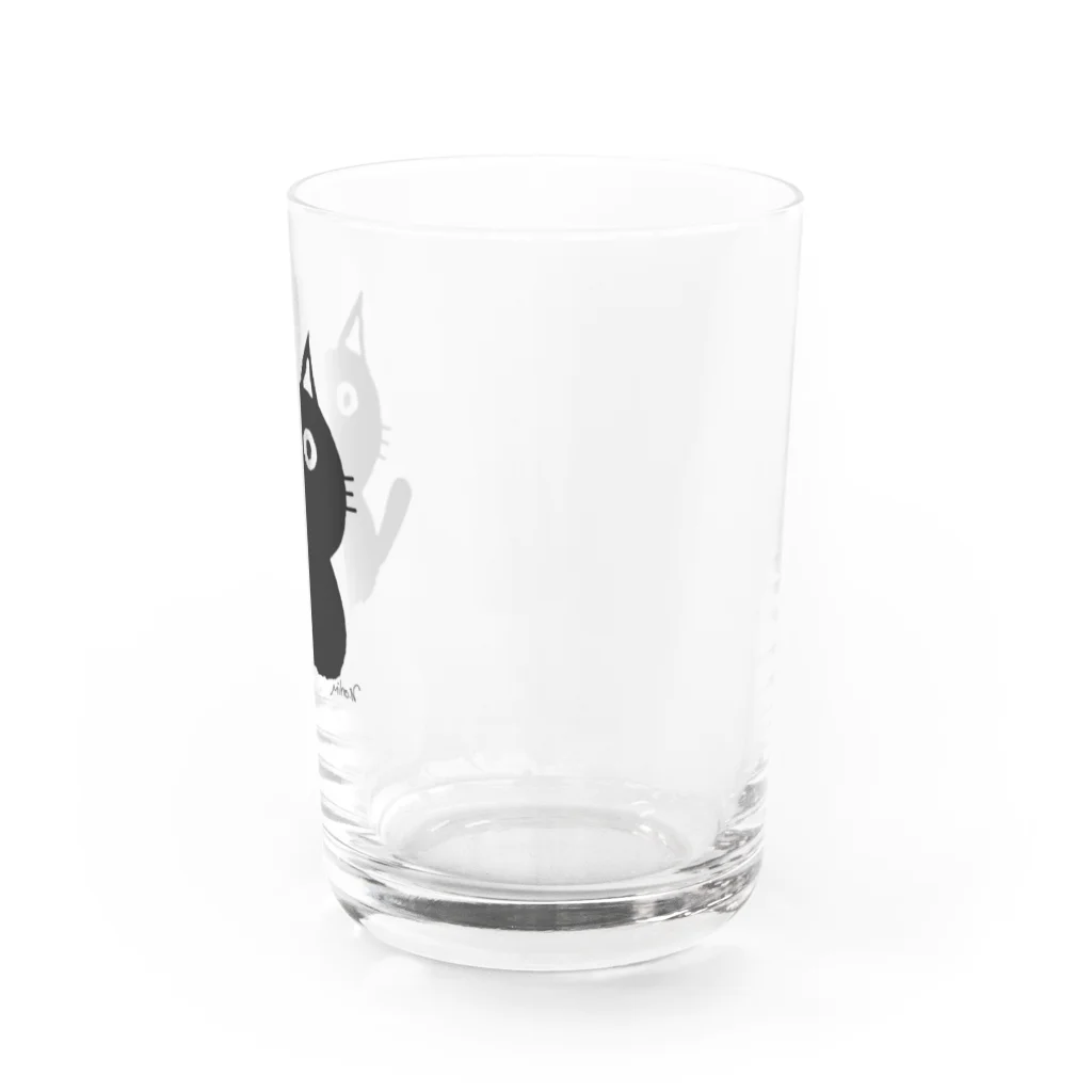 MIe-styleのくろにゃん Water Glass :right