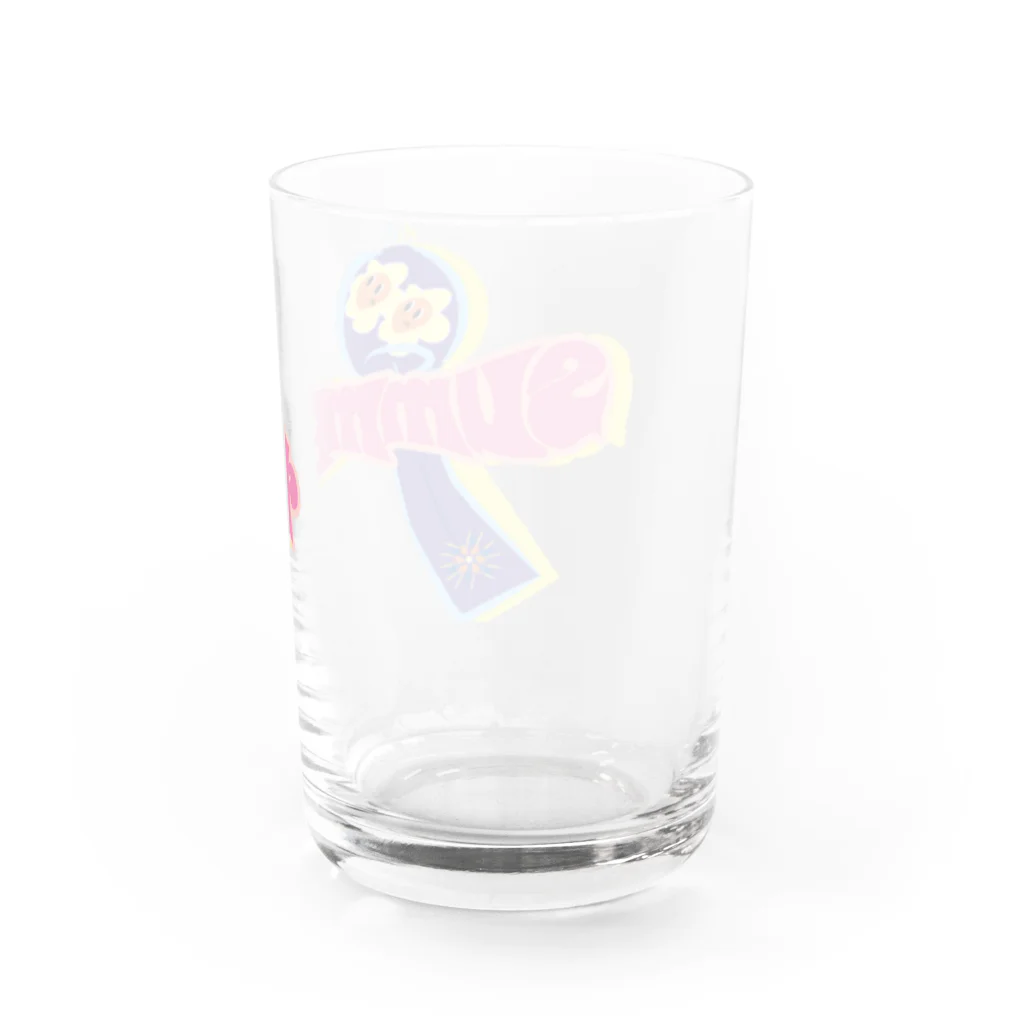 luckyのsummer FIOWER Water Glass :right