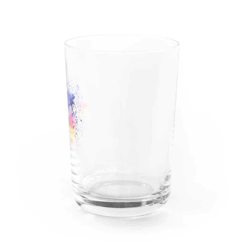 たぬき屋さん。のぶちまけた薄暮 Water Glass :right