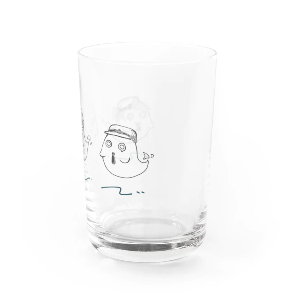 しろさきのおめかしゆうれい(透ける) Water Glass :right