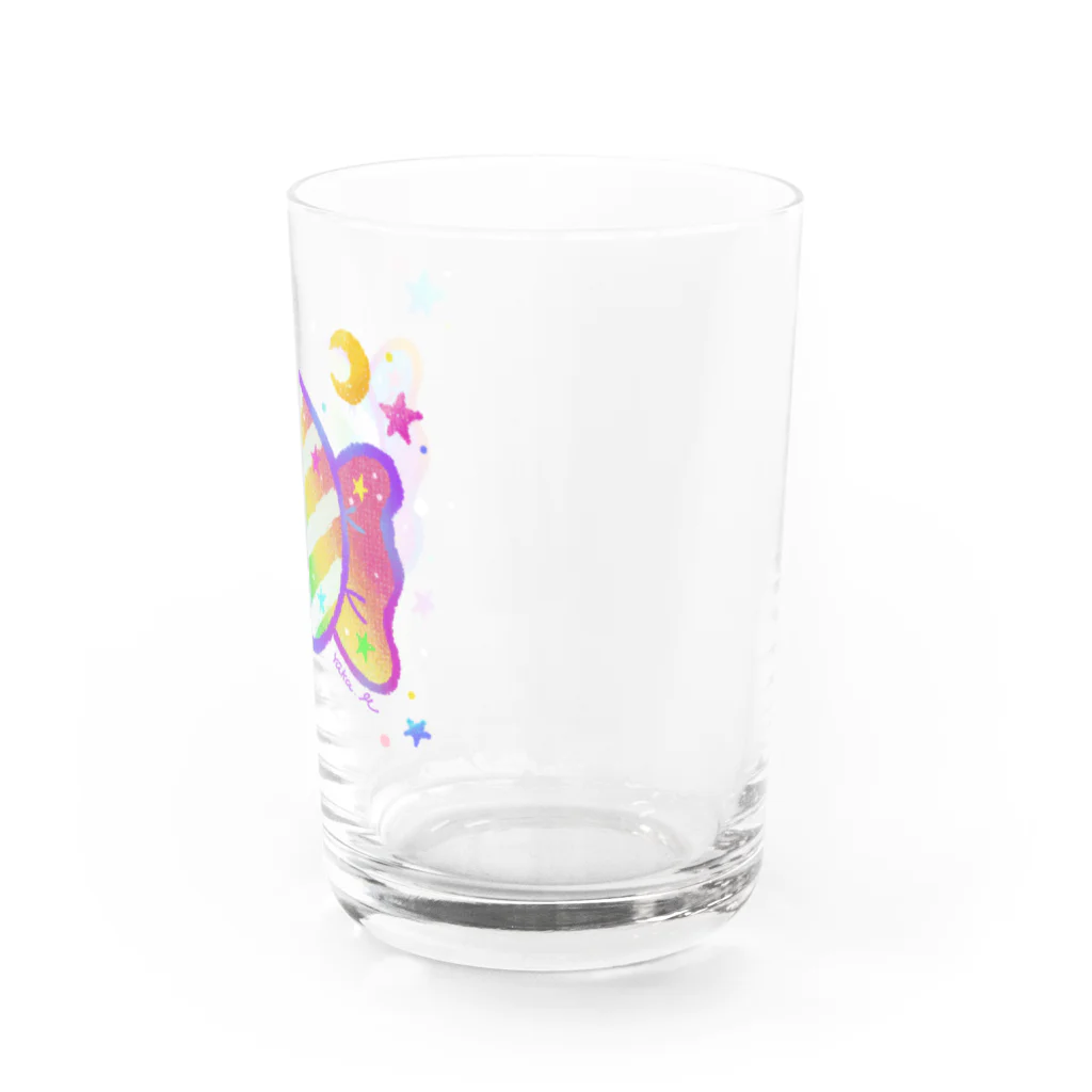 前田悠花｜イラストレーターの★虹色キャンディ★ Water Glass :right