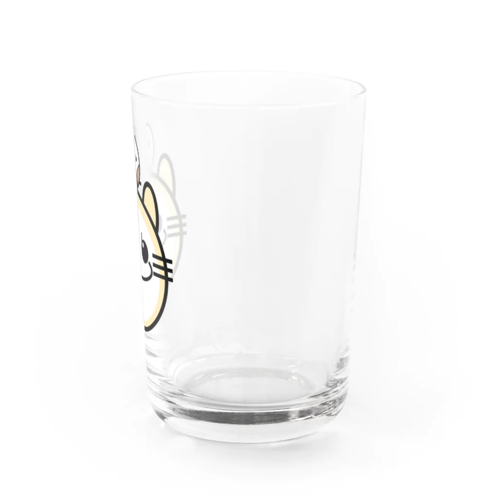 シマエナガ探検隊のシマエナガのお友達エゾクロテン Water Glass :right