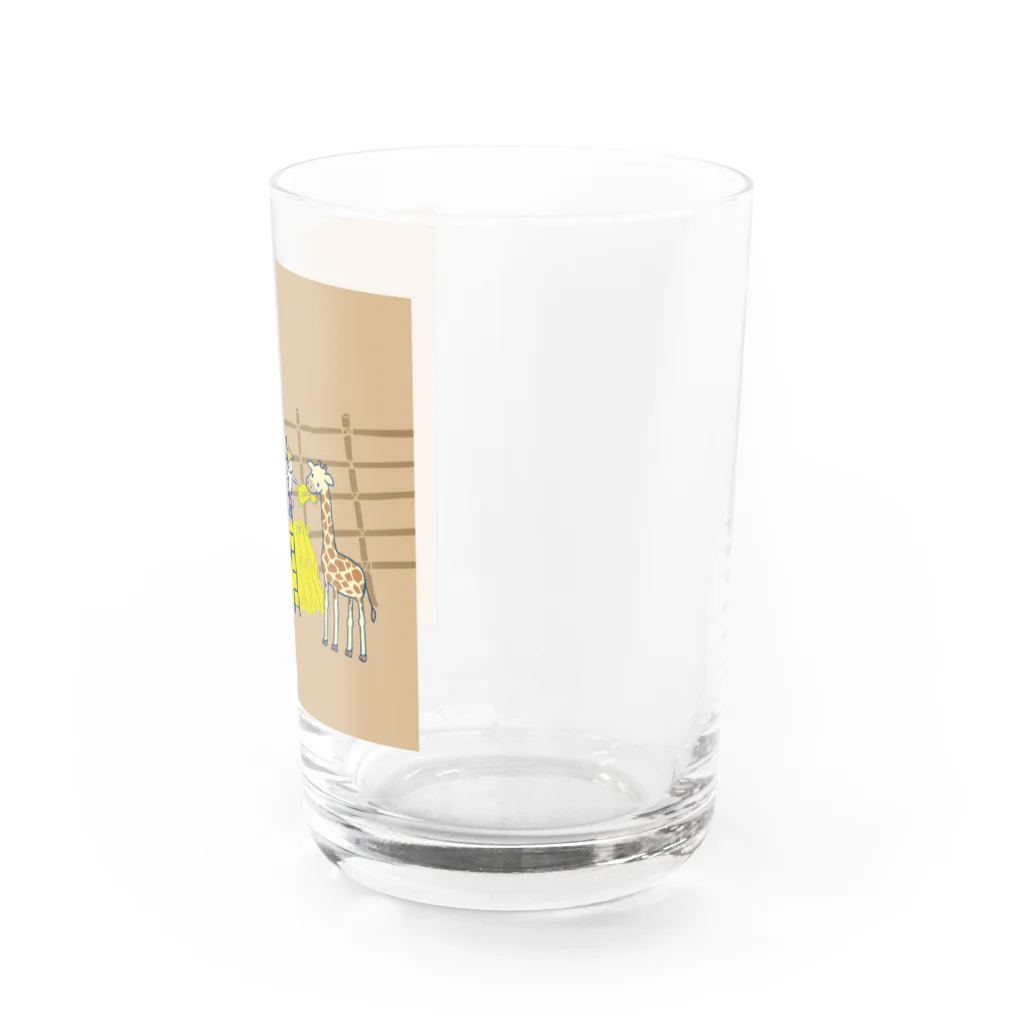 はやし企画のはざかけを手伝うキリン Water Glass :right