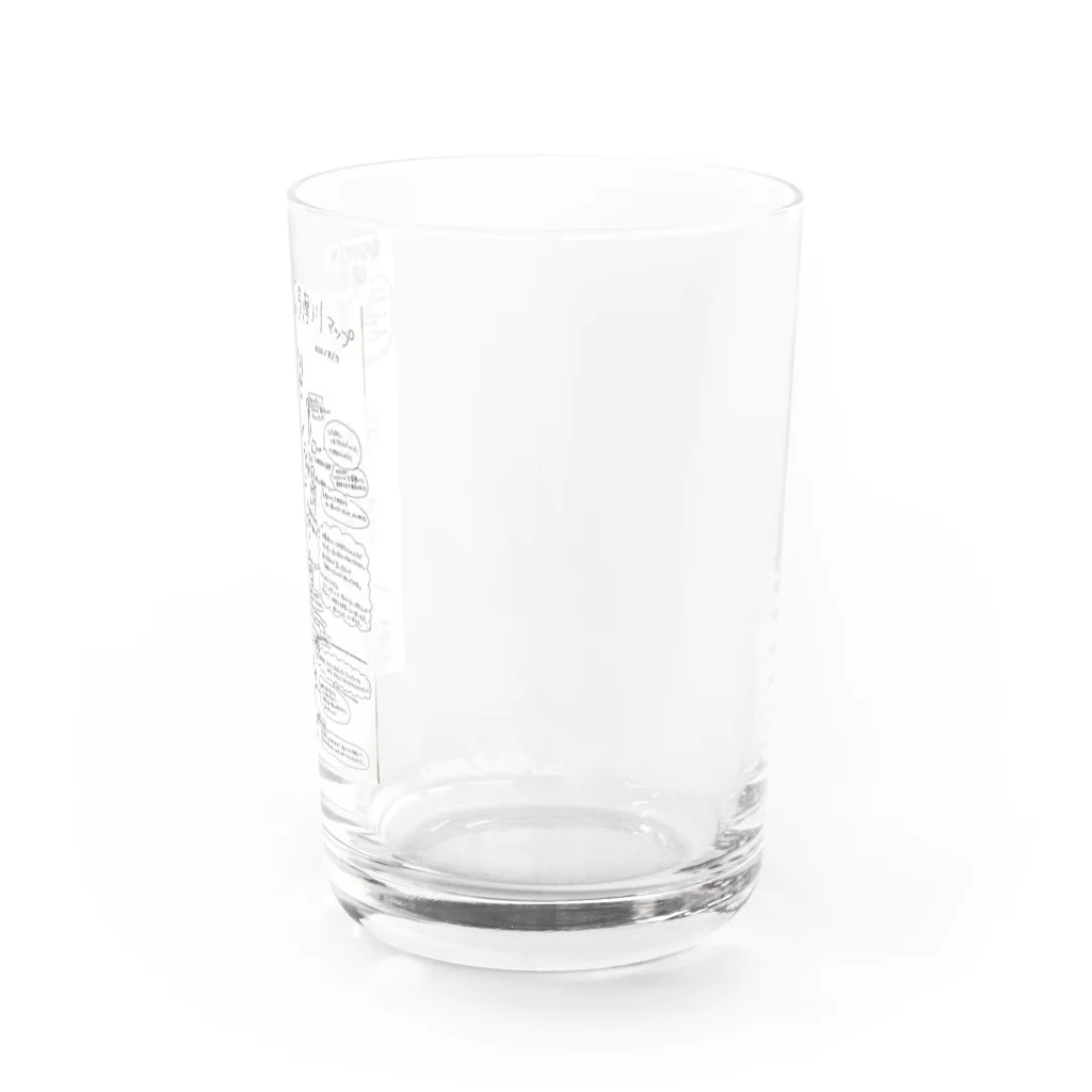 カワマミコのカワマミコBLUE10周年 Water Glass :right