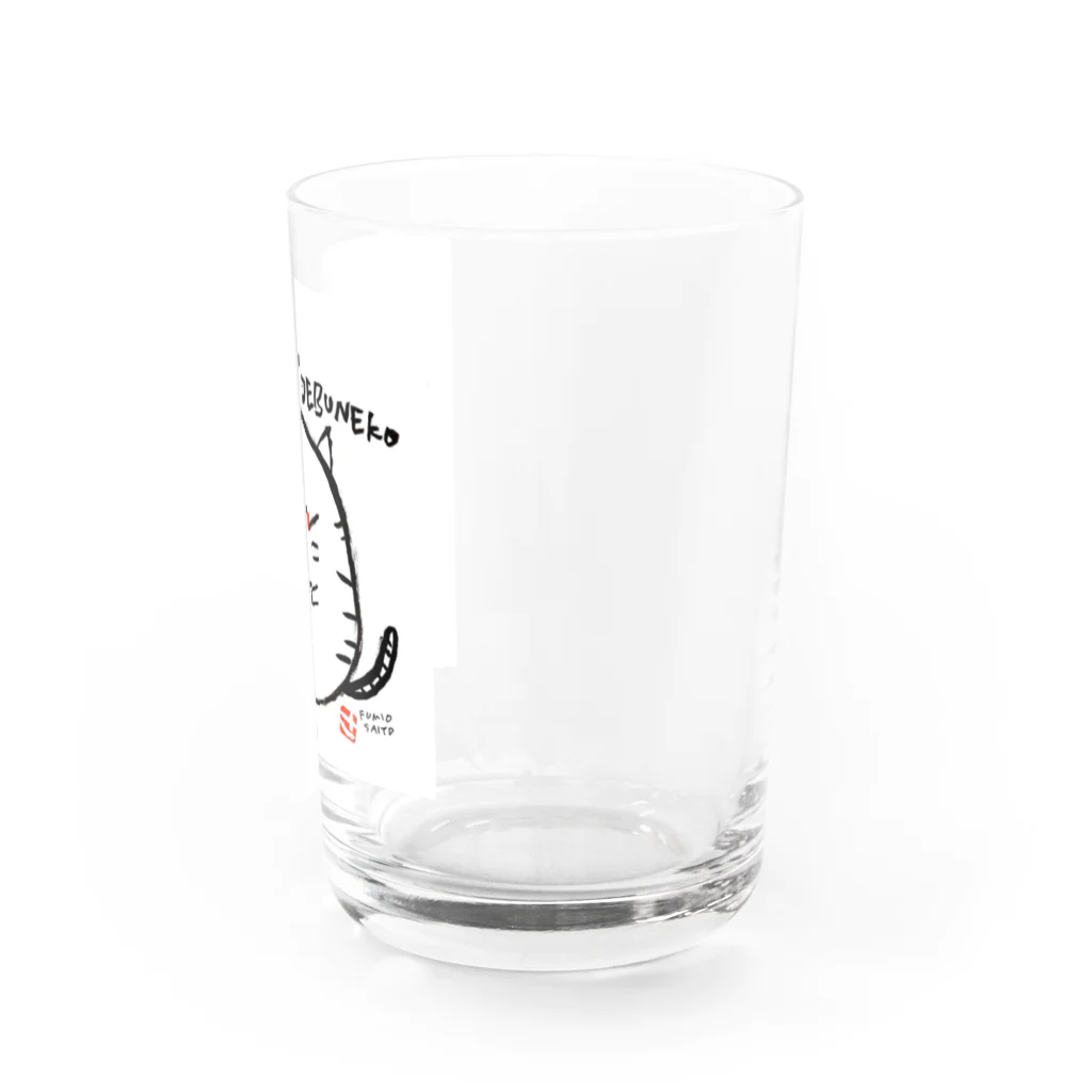 KumasanTOKYOのデブねこ Water Glass :right