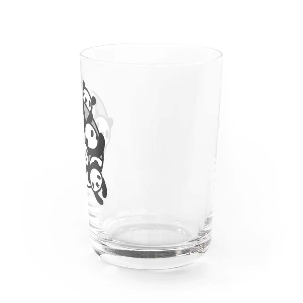 のほほん屋のわちゃわちゃパンダさん Water Glass :right