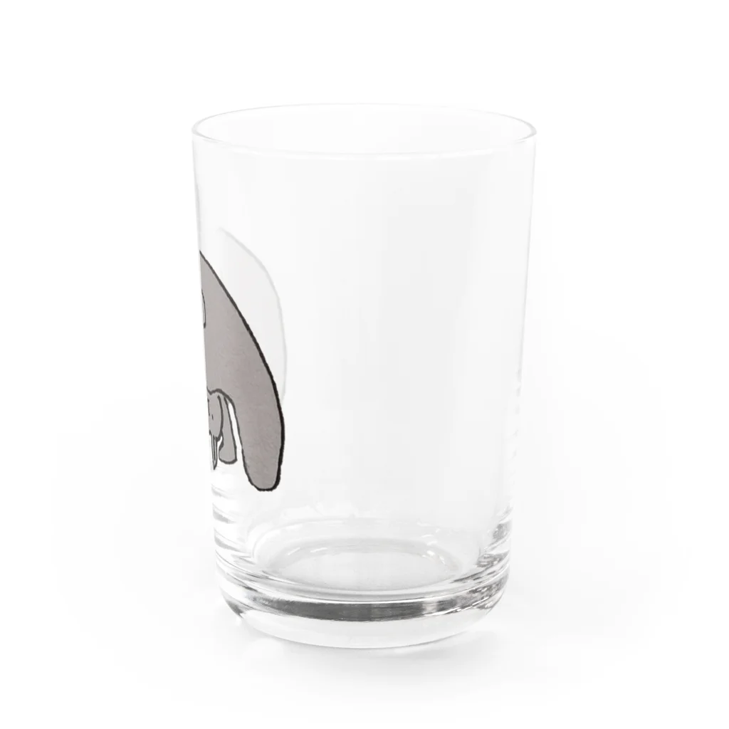 ぱな1号店ののぞきうさぎ Water Glass :right