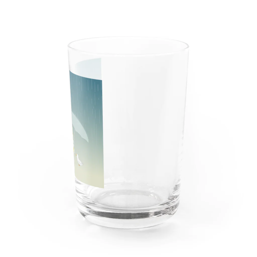 くりみそのおみせのおもいやりの雨の日 Water Glass :right