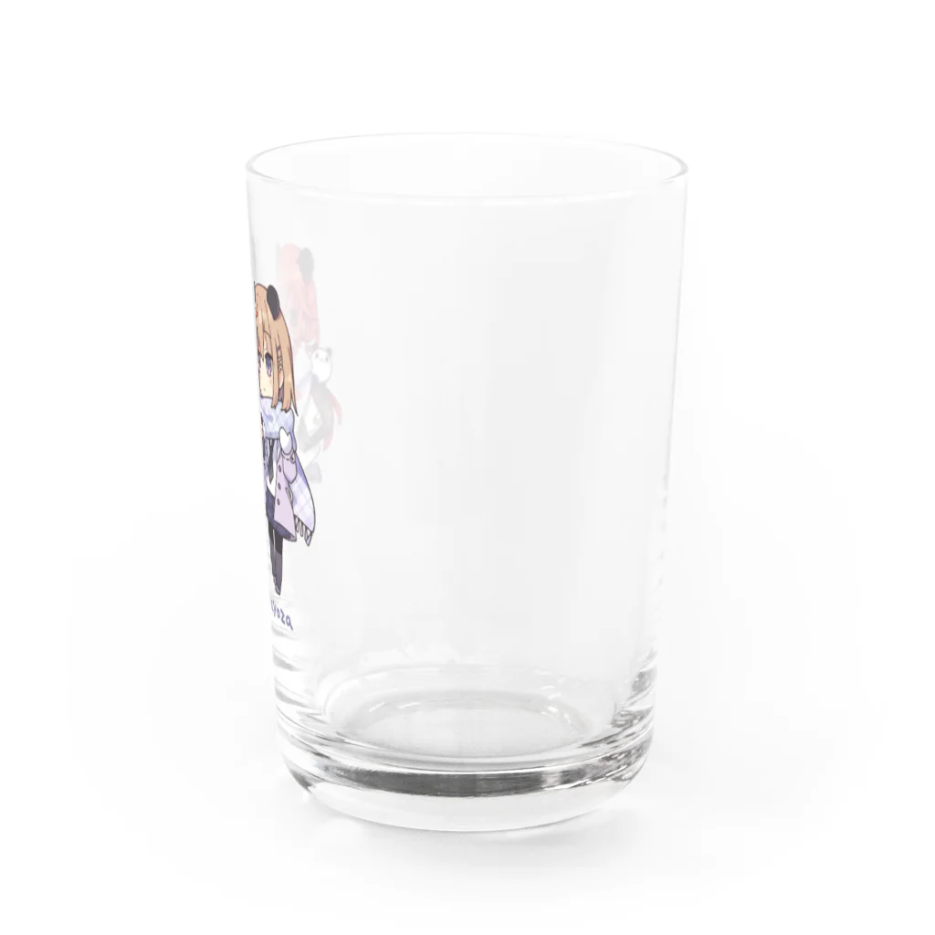 つなまよざのマフラーしゃけこ＆こむぎ Water Glass :right