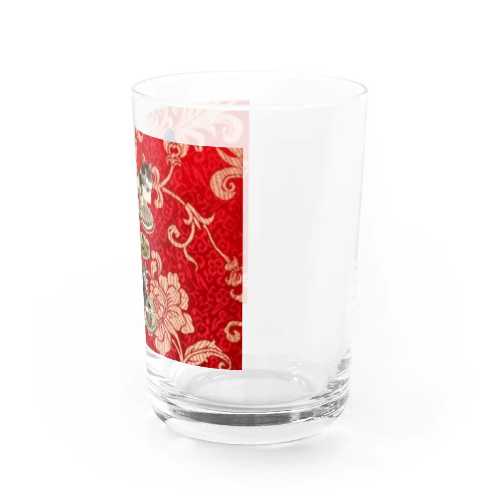 mnto雑貨洋品店の食い散らかし 中華パーティ 赤 Water Glass :right