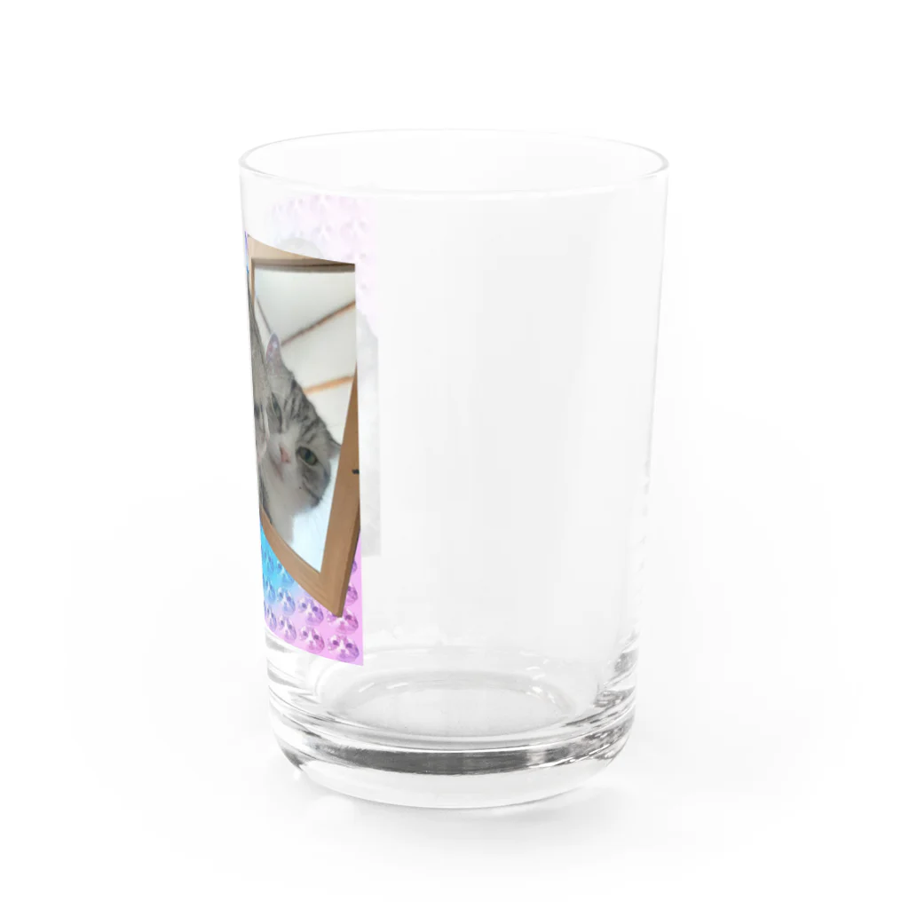 ぽいぽいまるまるのナルシストまる Water Glass :right