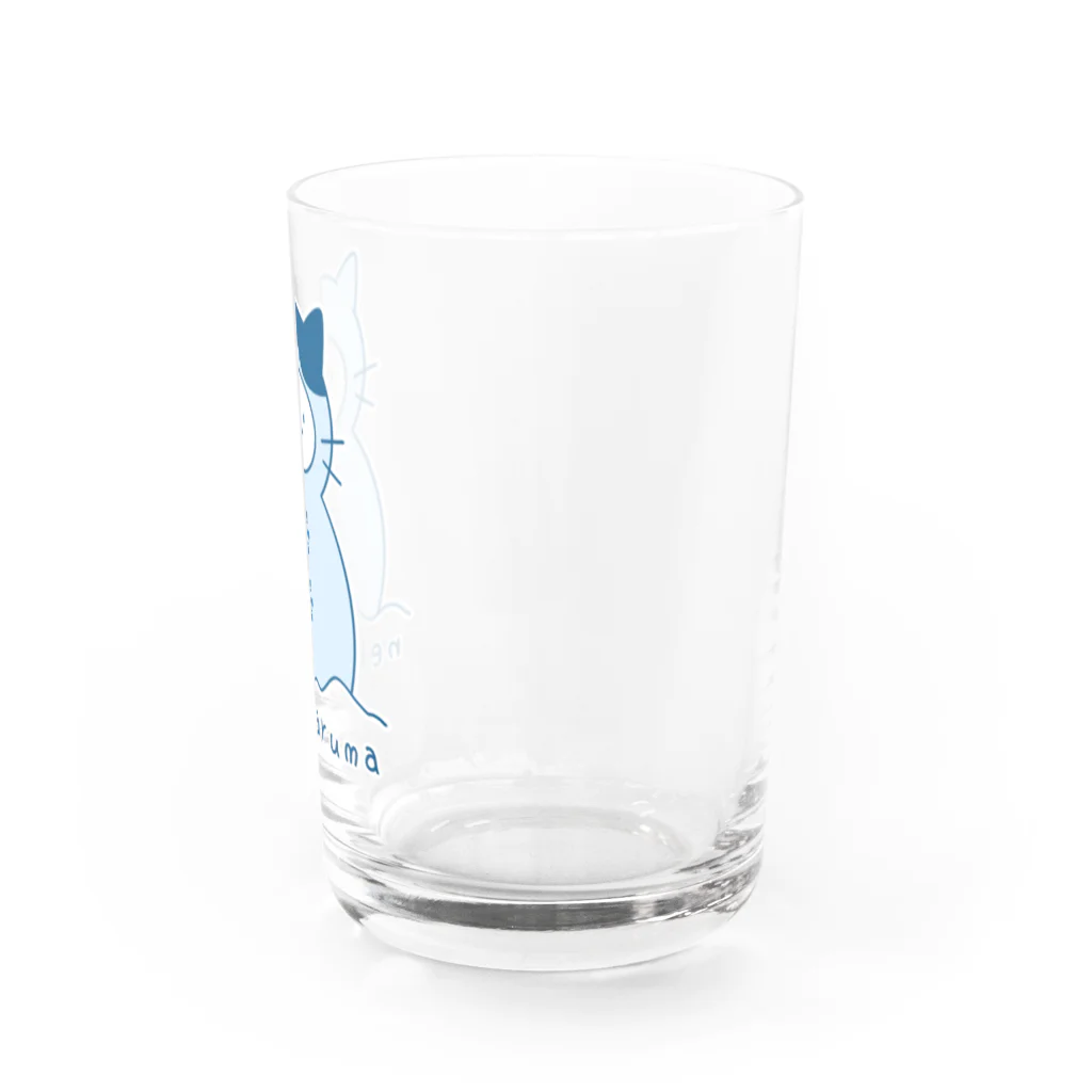 yanyaのねこだるま Water Glass :right