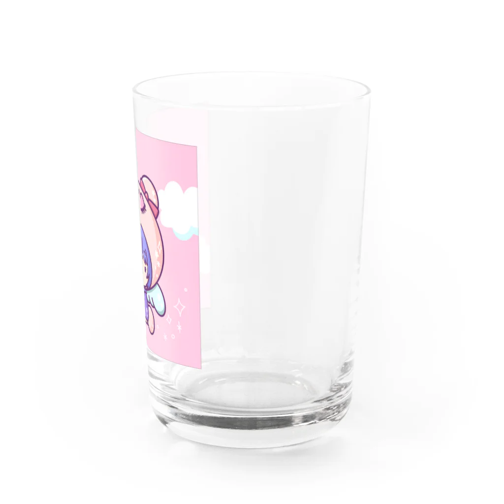 reo_chibiisのCryptoChibiisゆめかわくま Water Glass :right