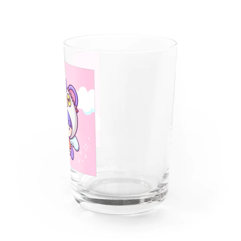 reo_chibiisのCryptoChibiisゆめかわパンダ Water Glass :right
