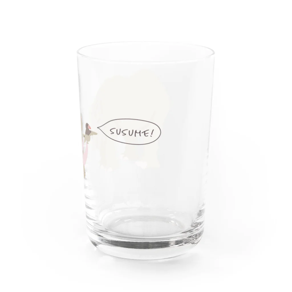 ari designのススメ!(サイとウシツツキ) Water Glass :right