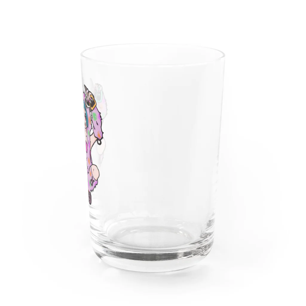 あやしいおばさん くろまめさんの○ュアアルコール（ク○イナー） Water Glass :right