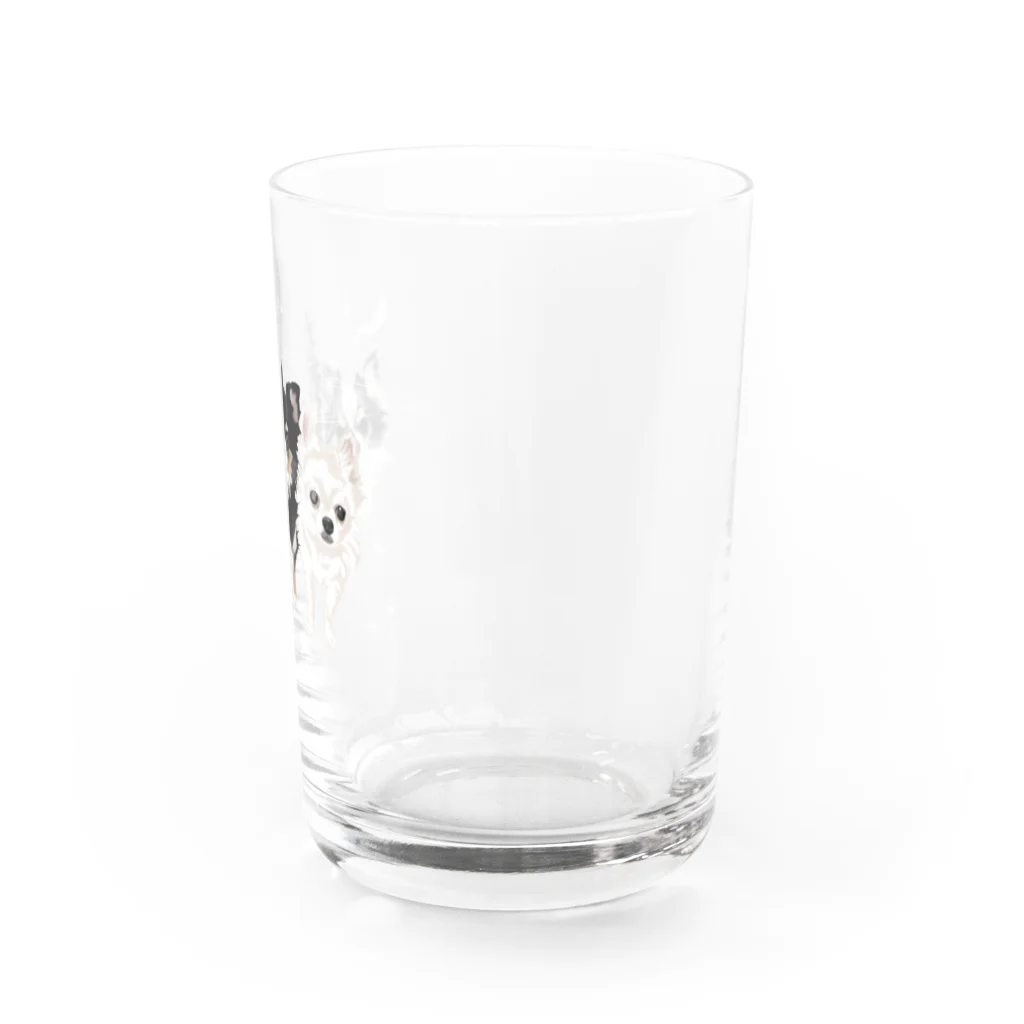 Letiのチョコ、チップ、ソラ Water Glass :right