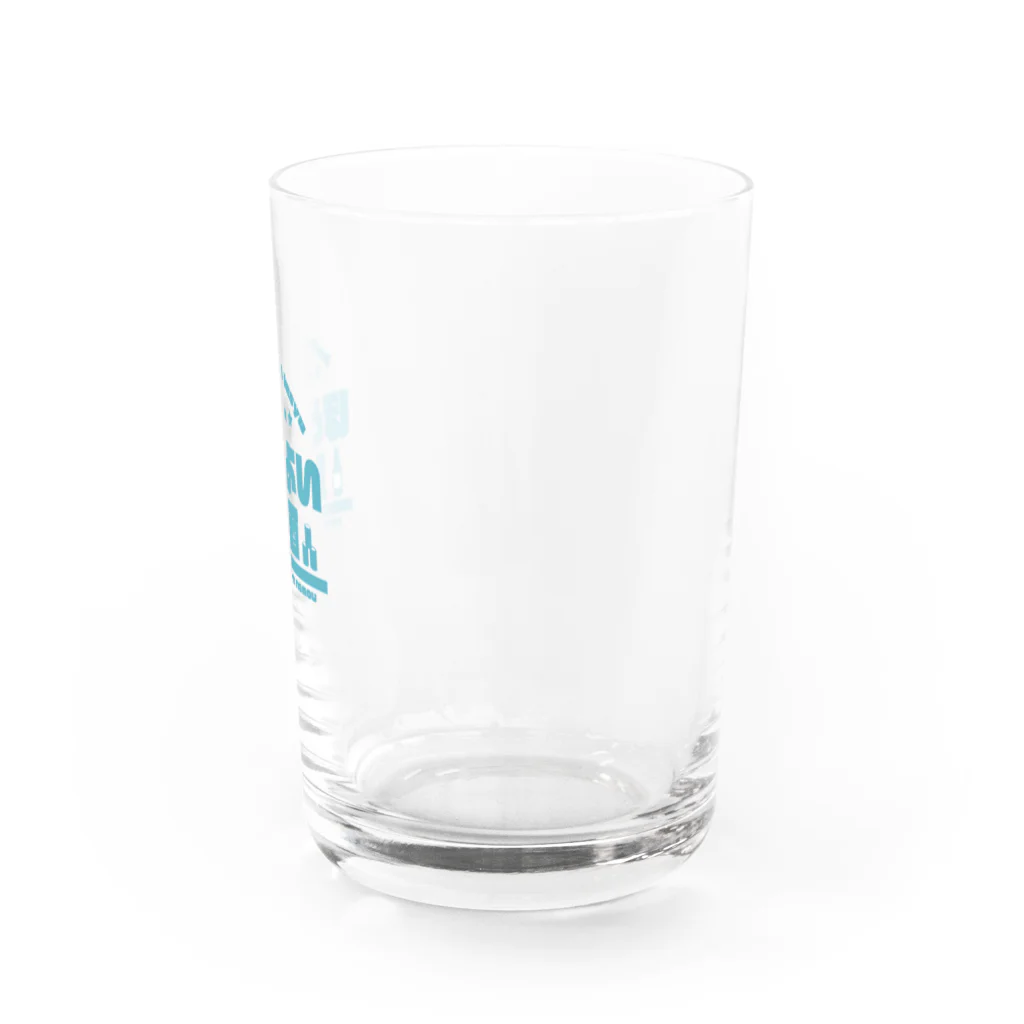 EXCEED_ZAKKAのほどよい飲酒（青） Water Glass :right