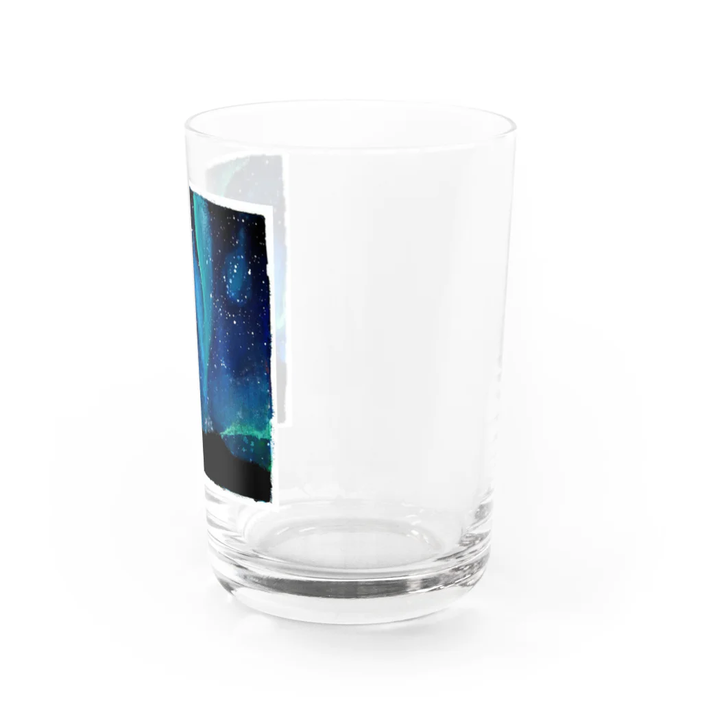 🌾おこめ🌾のオーロラ空 Water Glass :right