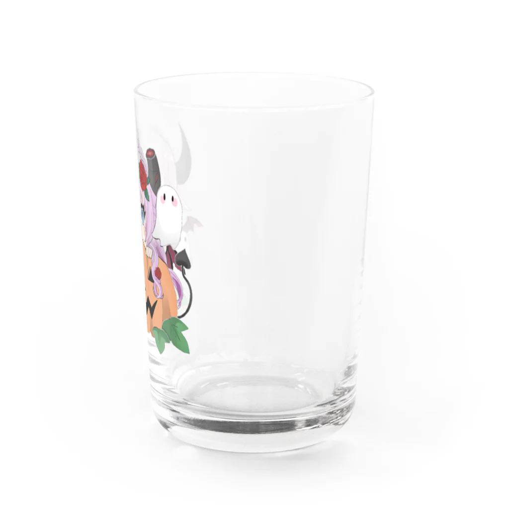 悪羽美咲Vtuberのグッズ販売のハロウィン悪羽 Water Glass :right