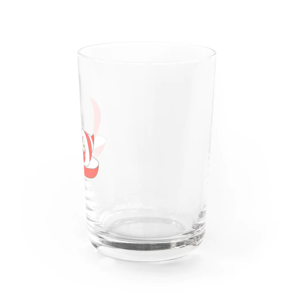 とんきっき本舗の貝いーぬ Water Glass :right