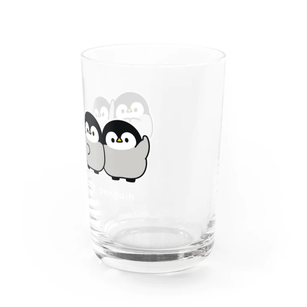 DECORの心くばりペンギン　なかよし2 Water Glass :right
