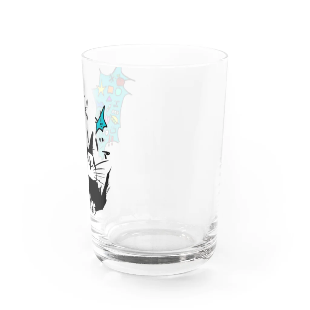 sanifuwa's market-さにふわず まーけっと-のボバァ びっくりばこver Water Glass :right