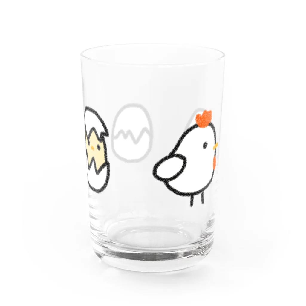 ぽぽふぅ。の成鳥過程 Water Glass :right