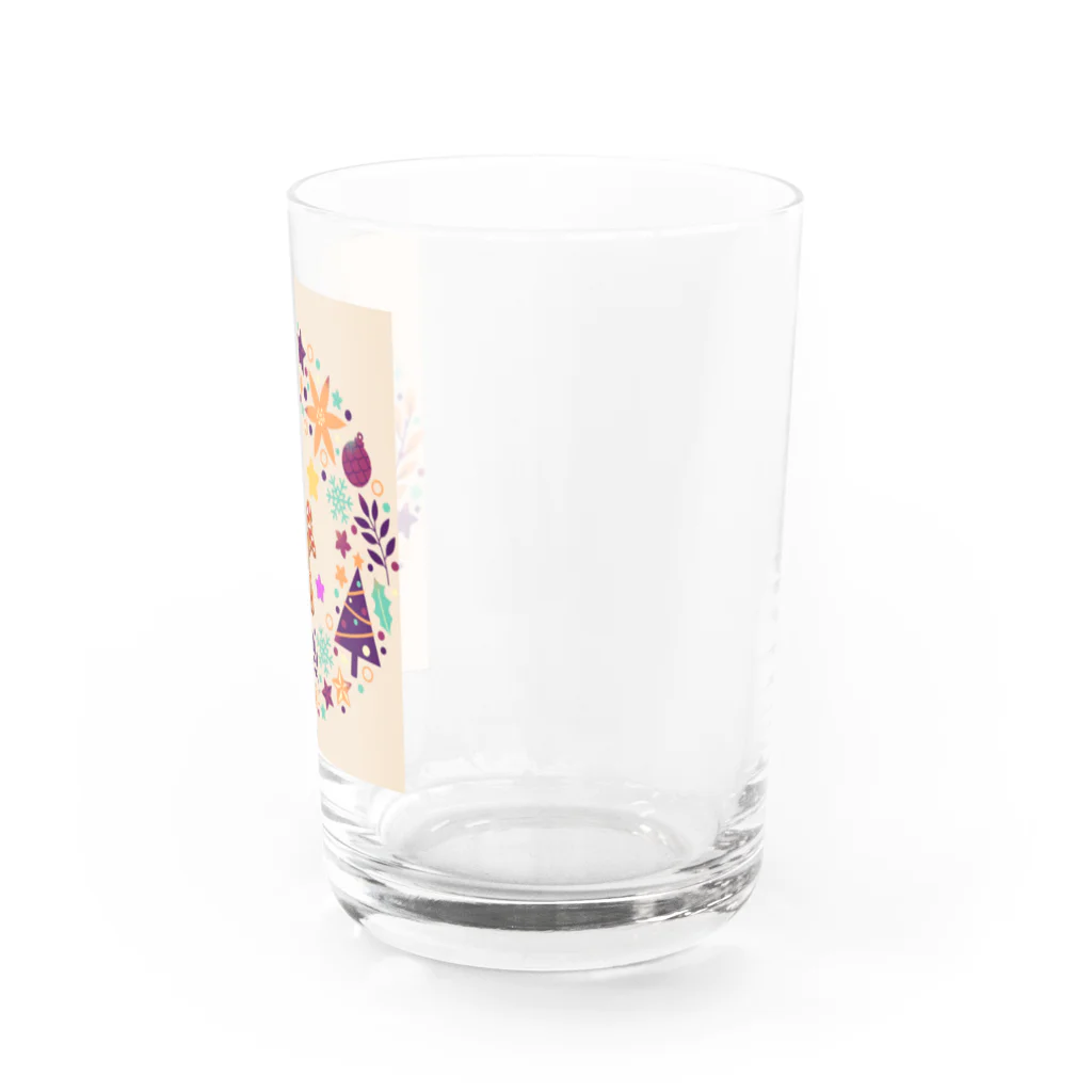 るいさんちのクリスマスクッキー Water Glass :right