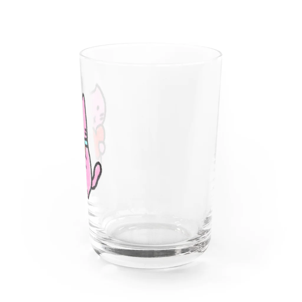 neko_no_kuniの❤️を育むにゃん Water Glass :right