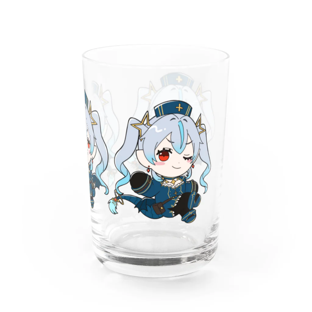 吸血鬼とドラゴンとナースのお店の紅桃あるとSD Water Glass :right