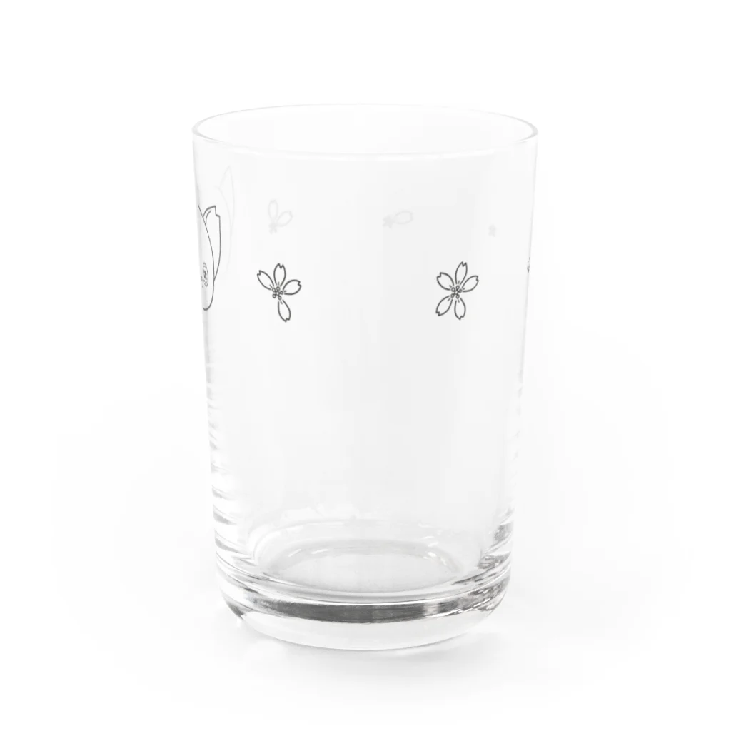 Nomi(shop-I＊iro-)の桜猫【♀】グラス Water Glass :right