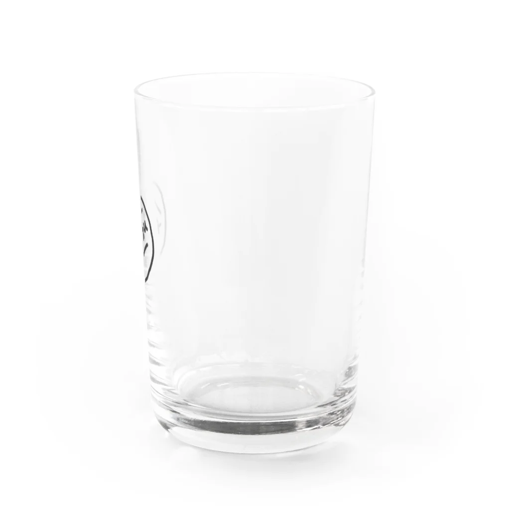 yuzuのyuzu 手書きロゴグラス  Water Glass :right